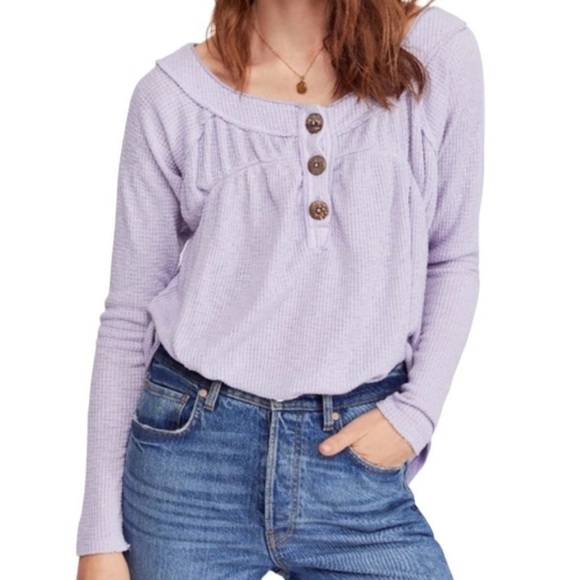 Free People Tops - EUC Free People Must Have Henley Top